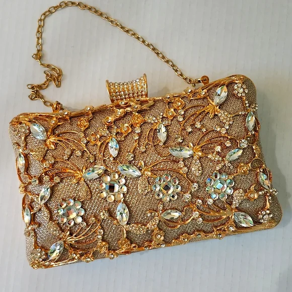 ELEGANT HARD SHELL EVENING BAG - Picture 10 of 10